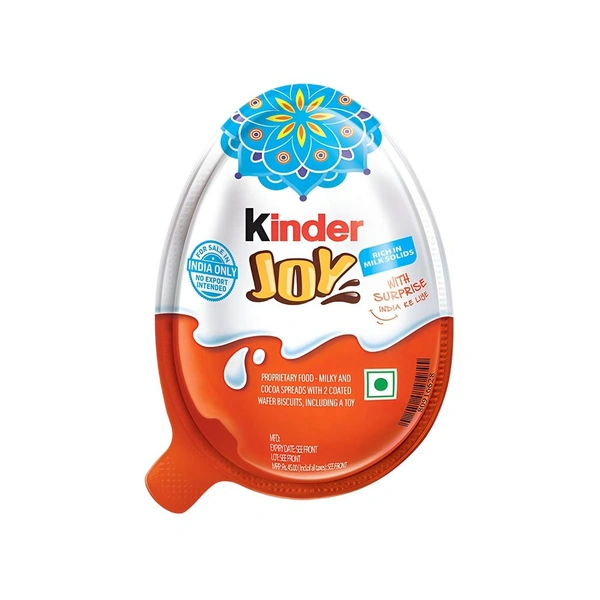Kinder Joy Shaped Chocolates12 MINS - 20 Grm.