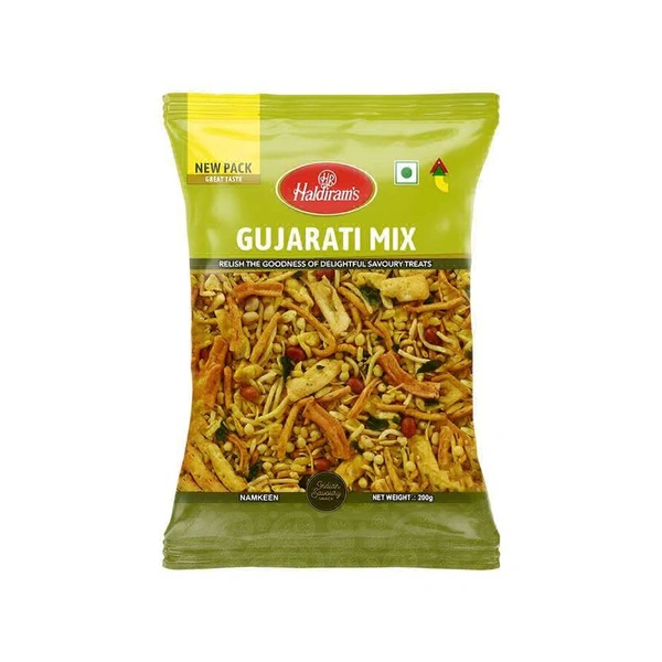 Haldiram's Gujarati Mixture Namkeen - 200 Grm.