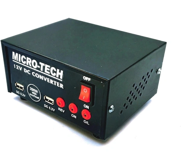 Micro-tech 12 V Ac Conveter - Black