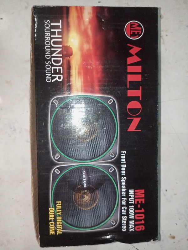 Milton Me-1016 Input 100w Max  Front Door Speaker For Car