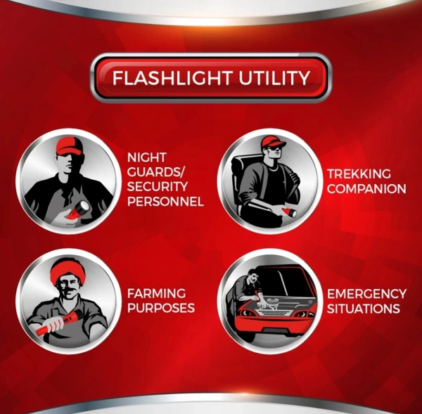 EVEREADY DL 88 Charging Torch  - RBG