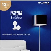 12 W Led HALONIX PRIME INVERTER LED LIGHT UPTO 4 HRS BACKUP - White