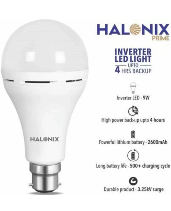 9w HALONIX Prime Inverter Led Light  - White