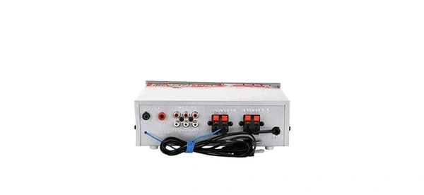 Amplifier Music  Ac+Dc 4440 Dual Ic  Usb + bluetooth + Fm  - White