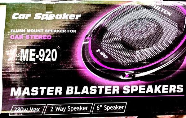 Car Spekar 6 In Full Bass Meltan - Black, 6 Inch