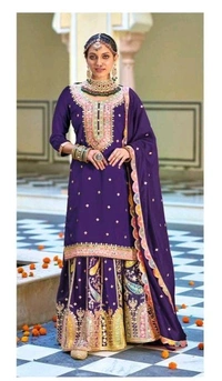 Mukhi  Sharara Suit - XL