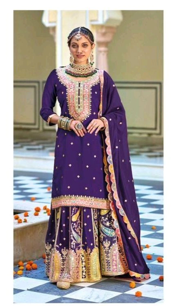 Mukhi  Sharara Suit - XL