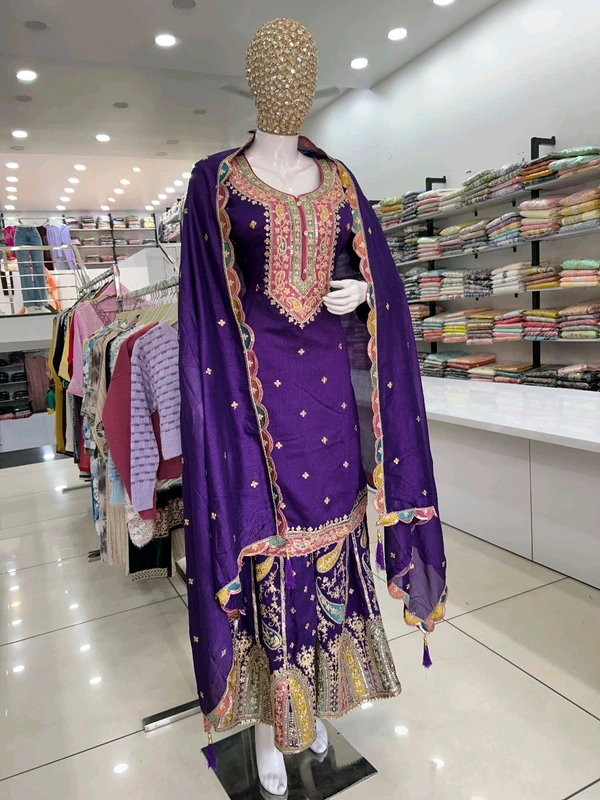 Mukhi  Sharara Suit - 3XL