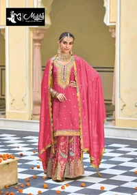 Mukhi  Sharara Suit  - XL