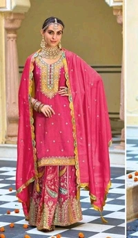 Mukhi  Sharara Suit  - XL