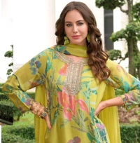 Mukhi Sharara Suit  - Free Size Fits Upto 2XL