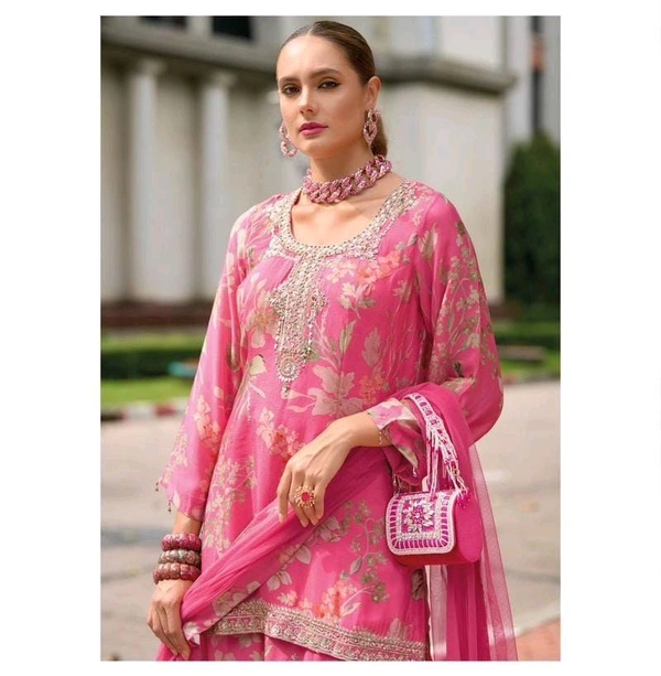 Mukhi  Sharara Suit  - Free Size Fits Upto 2XL