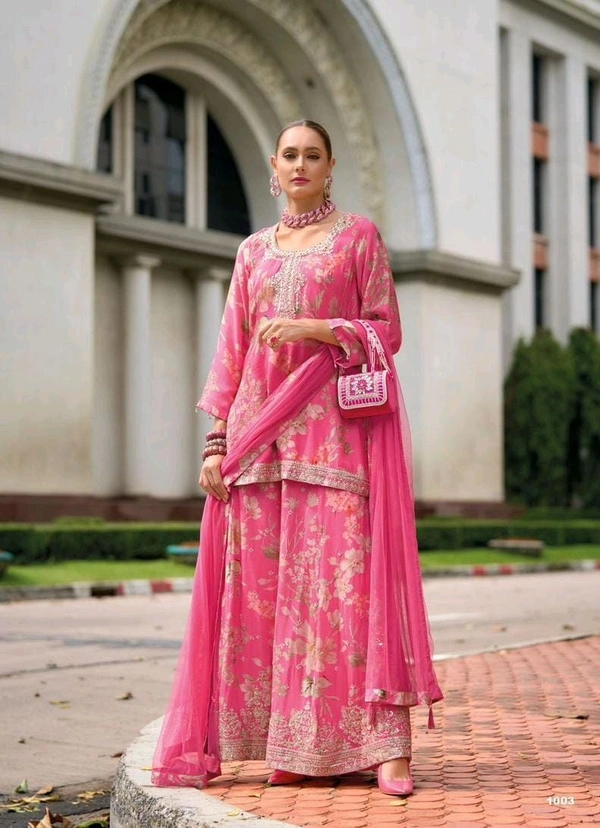 Mukhi  Sharara Suit  - Free Size Fits Upto 2XL