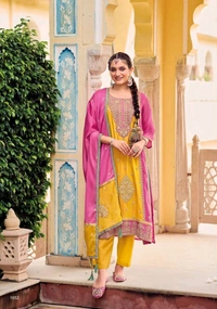 Mukhi  Plazo Suit  - L