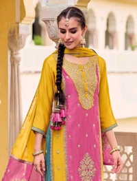 Mukhi Plazo Suit  - L