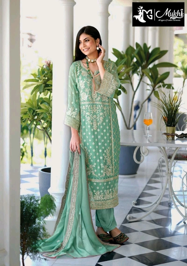 Mukhi Plazo Suit - 3XL