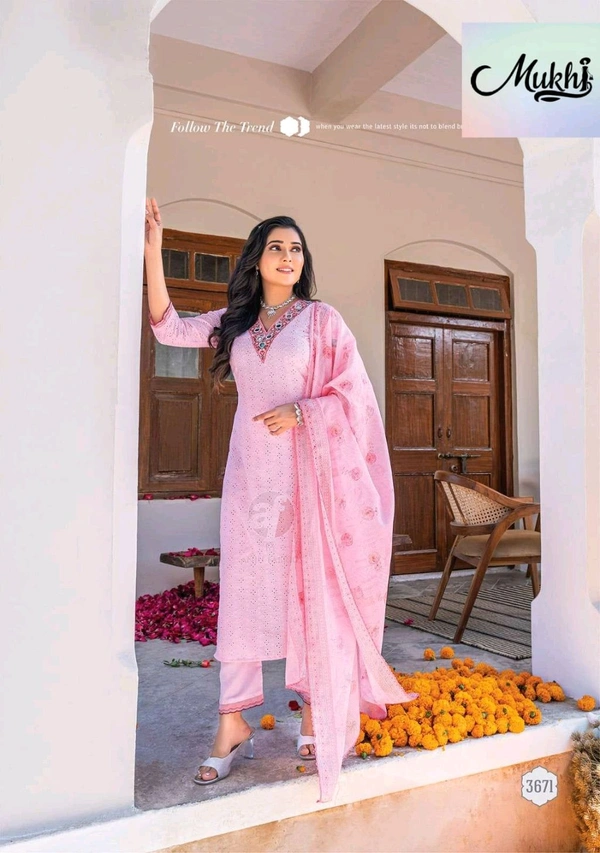 Mukhi Plazo Suit  - L