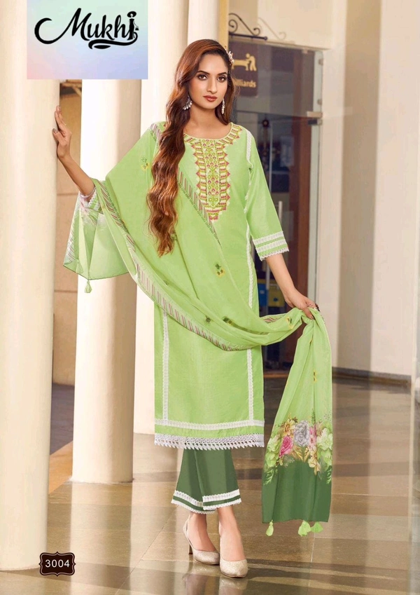 Mukhi Pant Plazo Suit  - L