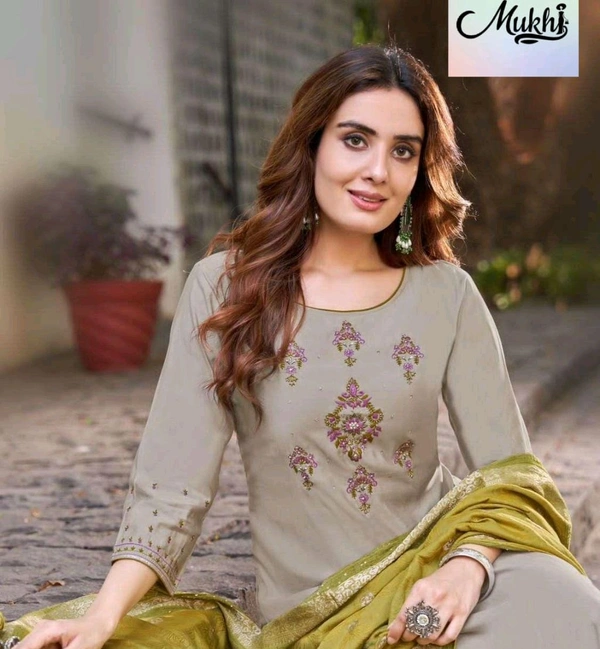 Mukhi Plazo Suit  - XXL