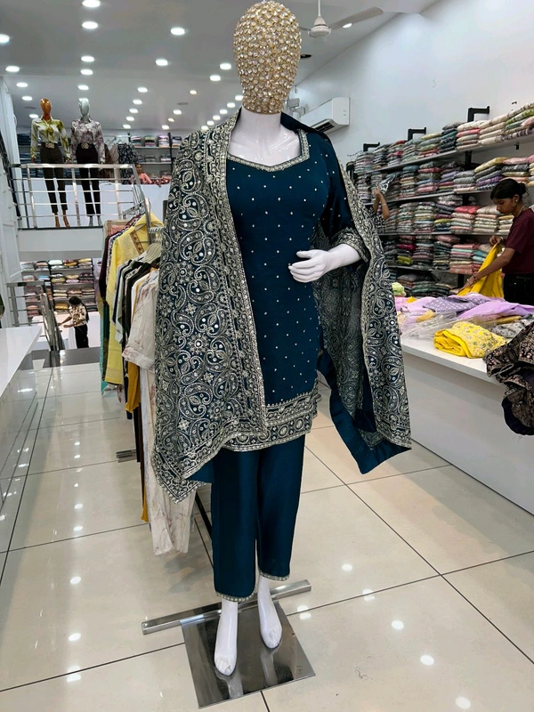 Mukhi Plazzo Suit  - Free Size Upto XL, Free Alterations Call 9988185110, Rhino
