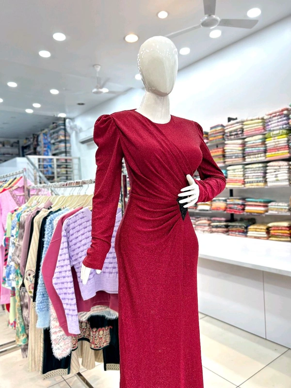 Mukhi  Bodycon Dress  - Guardsman Red, L