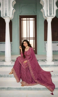 Mukhi Semi Stitched Suits 