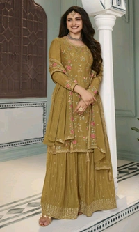 Mukhi Semi Stitched Suits 