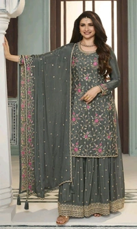 Mukhi Semi Stitched Suits 