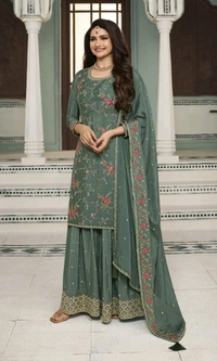 Mukhi Semi Stitched Suits 