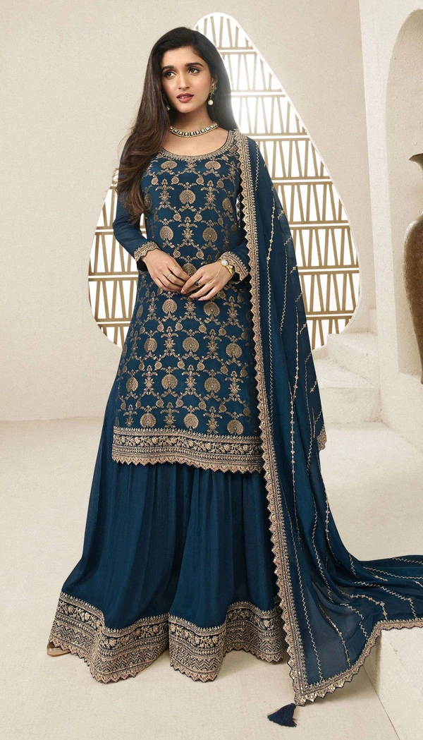 Mukhi Semi Stitched Suit 