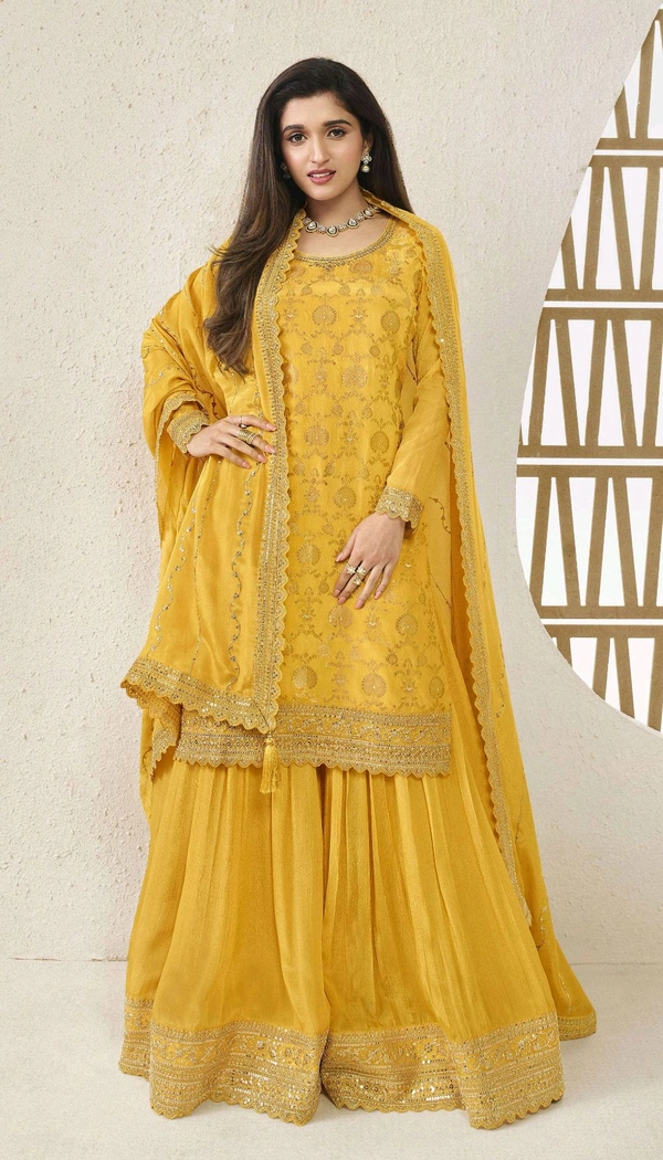 Mukhi Semi Stitched Suit 