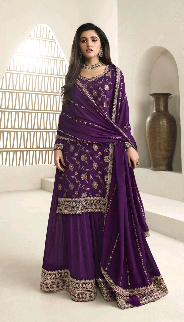 Mukhi Semi Stitched Suit 