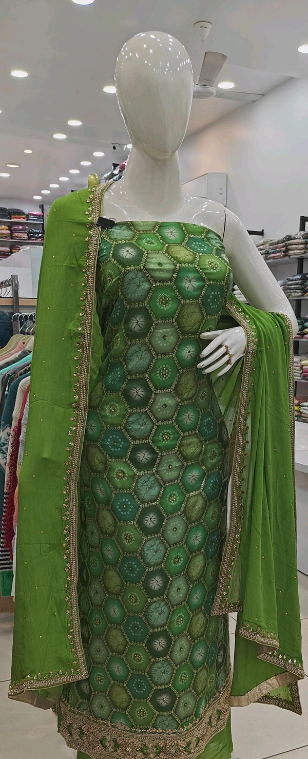 Mukhi Unstitched Suit  - Free