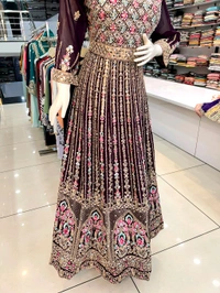Mukhi Gown  - Temptress, Free Alterations Call 9988185110, Free Size Upto XL