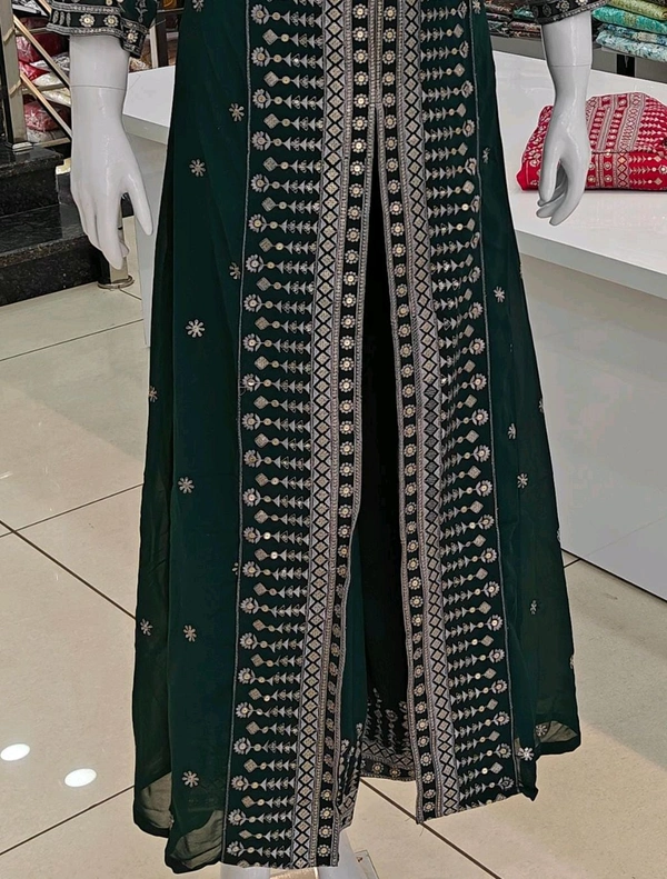 Mukhi Front Cut Suit  - Free Size