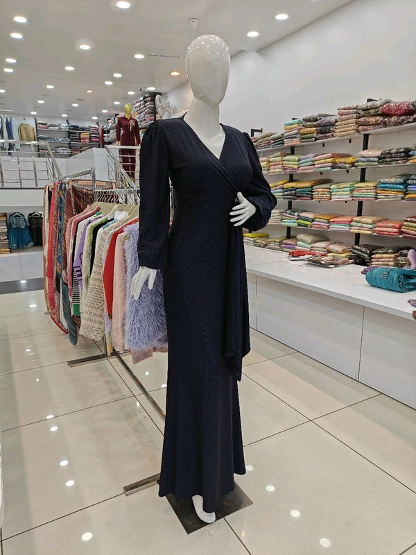 Mukhi Shimmer Long Dress  - L