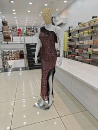 Mukhi Party Wear Shimmer Dress - L
