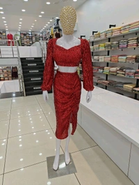 Mukhi Shimmer Dress  - L