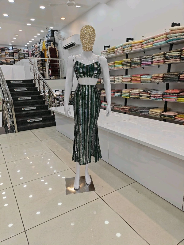 Mukhi Shimmer Dress  - Free Size Upto L