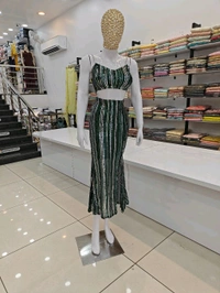 Mukhi Shimmer Dress  - Free Size Upto L