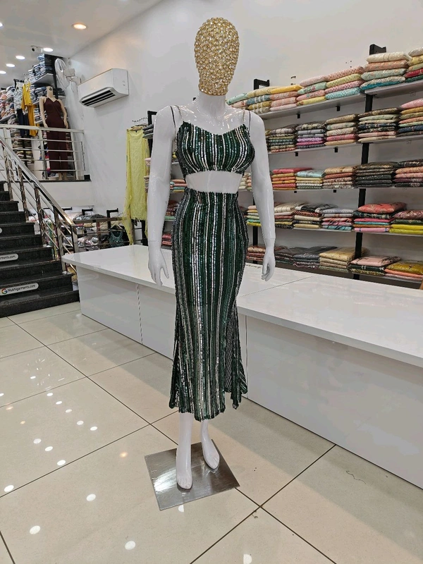 Mukhi Shimmer Dress  - Free Size Upto L