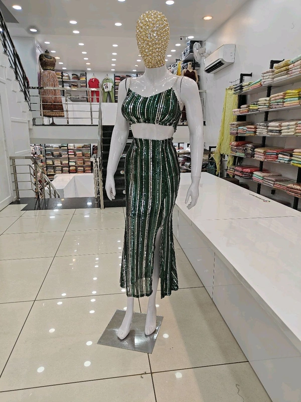 Mukhi Shimmer Dress  - Free Size Upto L