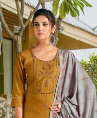 Mukhi Pant Plazo Suit  - XL