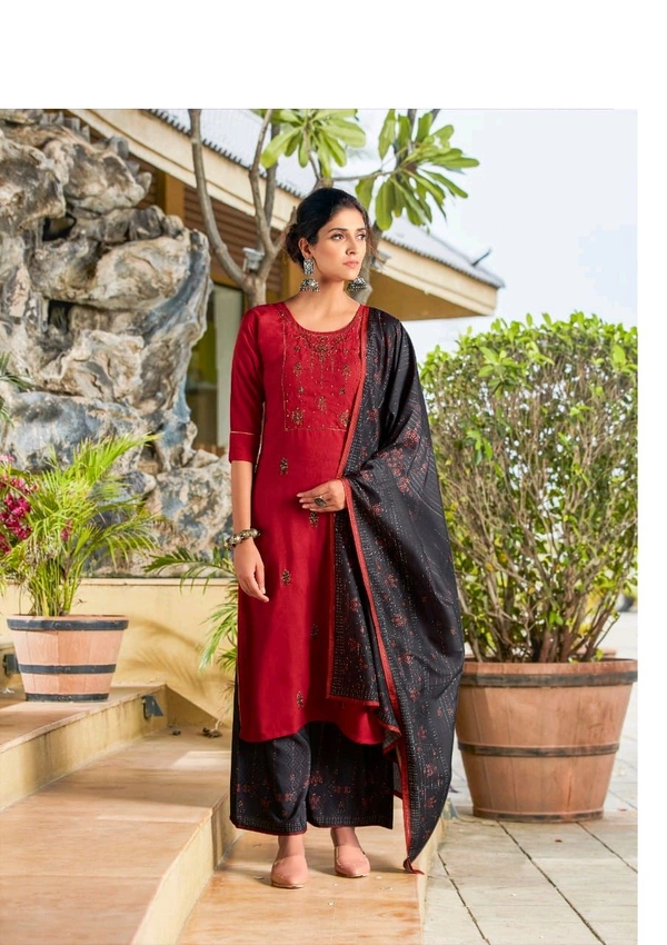 Mukhi Plazo Suit  - XL