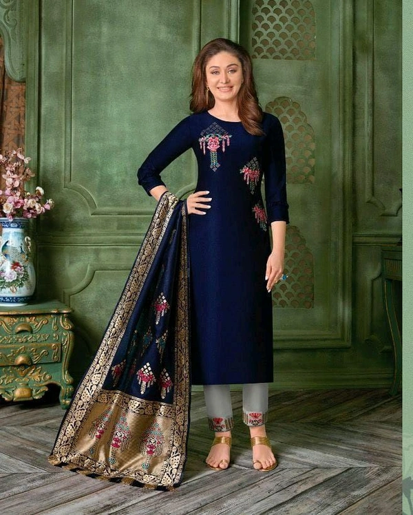 Mukhi Pent Plazo Suit  - M