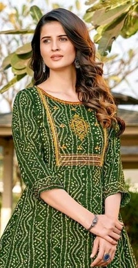 Mukhi Cotton Frock - L