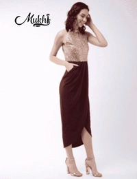 Mukhi Western Dress  - L