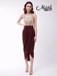 Mukhi Western Dress  - L