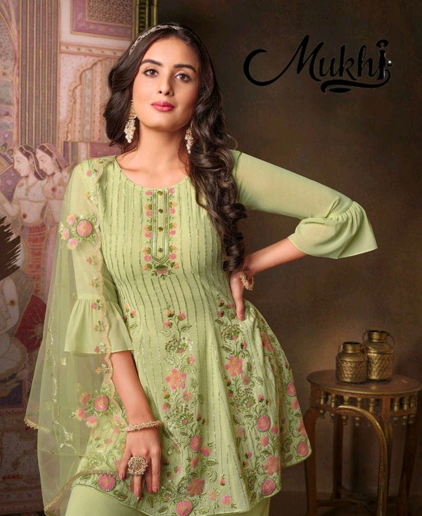 Mukhi Garara Suit  - XXL
