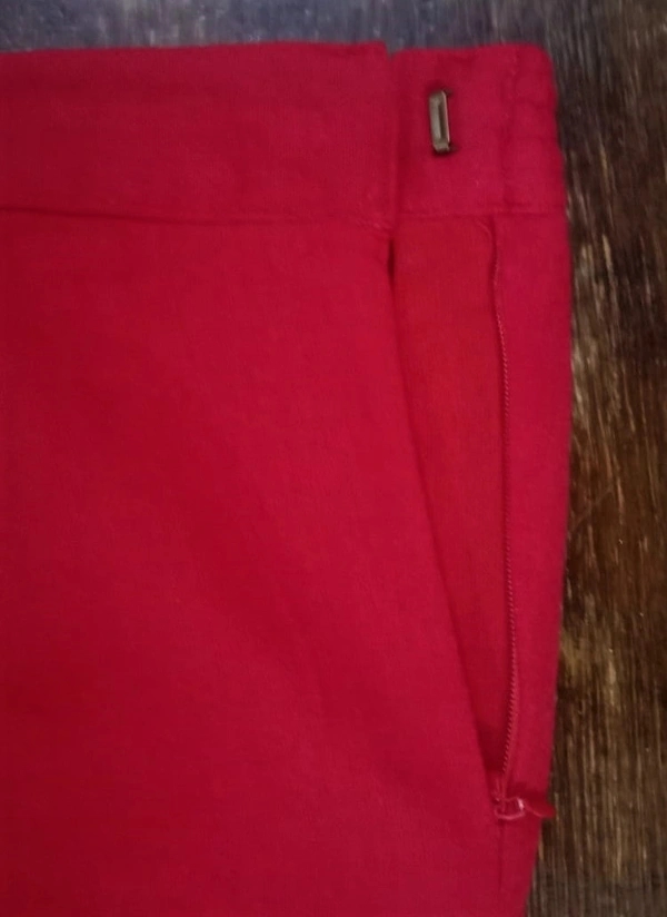 #W12055C2 neutral  LADIES WOVEN KURTI PANT - 5C2 - Scarlet Rad, L